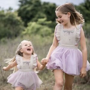 Well Dressed Wolf Lilac Wisteria Naomi Tunic And Short Set